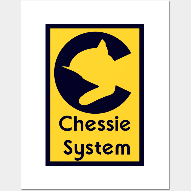 Chessie System Wall Art by Railway Tees For All